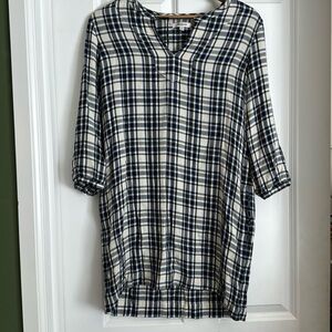 Madewell Plaid Mini Dress
